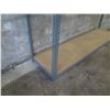 Image 5 : Metal & Wood 2 Tier Adjustable Shelf 96"x24"x60"H