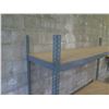 Image 4 : Metal & Wood 2 Tier Adjustable Shelf 96"x24"x60"H