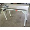 Image 1 : Metal Table w/ Raised Edge & Vibco SCR-100 Adjustable Electric Vibrator 48"x19"x35"H