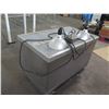 Image 2 : Rolling Metal 2 Section Cabinet w/ Top Opening & Lights 35"x20"x18"H