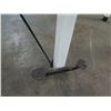 Image 9 : Metal Table w/ Raised Edges & Light 46"x21"x39"