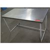 Image 1 : Metal Work Table 48"x24"x27"H