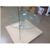 Image 3 : Round Clear 3 Tier Interlocking Display on Wood Base