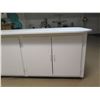 Image 2 : Wooden 4 Door Cabinet w/ Curved Table Top 95"x47"x36"H