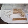 Image 2 : Misc Glassware, Plastic Organizers, Wood Frames, Ball Caps, Turtle Pendants, Trays, etc