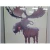 Image 3 : Chocolate Moose Art Print Signed Moskowitz in Metal Frame 24"x36"