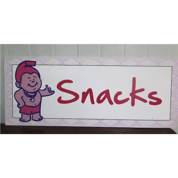 Menehune Snacks Banner 45"x18"