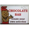 Image 1 : Menehune Chocolate Bar 'Create Your Own Selection' Sign 27"x18"