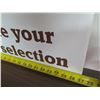 Image 3 : Menehune Chocolate Bar 'Create Your Own Selection' Sign 27"x18"