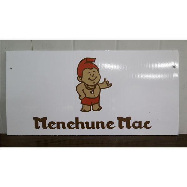 Menehune Mac Sign 24"x11"