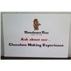 Image 1 : Menehune Mac 'Ask About Our Chocolate Making Experience' Sign 18"x12"