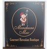 Image 1 : Menehune Mac 'Gourmet Hawaiian Boutique' Sign 34"x40"