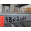 Image 4 : Qty 1 Metal 7-Tier Adjustable Shelf 48"x12"x87"H