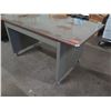 Image 2 : Shaw-Walker Metal Desk w/ Front Drawer 59"x31"x30"H