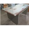 Image 3 : Shaw-Walker Metal Desk w/ Front Drawer 59"x31"x30"H