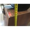 Image 11 : Wooden Rolling 4 Tier Printer Table 28"x19"x30"H w/ HP Office Jet 3830 & Cables