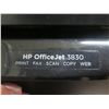 Image 3 : Wooden Rolling 4 Tier Printer Table 28"x19"x30"H w/ HP Office Jet 3830 & Cables