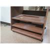 Image 8 : Wooden Rolling 4 Tier Printer Table 28"x19"x30"H w/ HP Office Jet 3830 & Cables