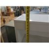 Image 10 : Qty 2 Wooden Shelves: 4 Tier 39"H & 6 Tier 55"H w/ White 3 Tier Shelf 44"H