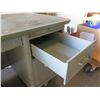 Image 4 : Metal 5 Drawer Desk 61"x31"x29"H
