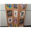 Image 3 : Wooden Tri Fold Photo & Document Display w/ 15 Sections