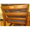 Image 7 : Wood Framed Cushioned Arm Chair