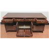 Image 1 : Wooden Sideboard Table w/ 4 Doors, 6 Drawers & Metal Hardware 40"x14"x18"H