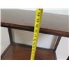 Image 11 : Wooden Asian Side Table w/ Curved Ends 31"x15"x39"H