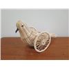 Image 8 : Misc Décor: Wooden Horse Statue, Monkeypod Bowl, Small Box & Wicker Cornucopia