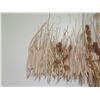 Image 2 : Wood & Straw w/ Brown Flowers Abstract Wall Hanging