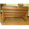 Image 8 : Wood Framed Cushioned 2 Section Sofa Loveseat 51"x29"x30"H