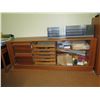 Image 8 : Wooden Sideboard Cabinet w/ 2 Doors 71"x19"x27"H (Contents NOT Included)