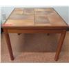 Image 1 : Wooden Square Table w/ Tile Top 25"x25"x21"H