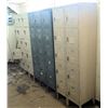 Image 1 : Qty 3 Medart Metal Locker Units: 2 @ 3 Compartment Wide, 1 @ 2 Wide x 5 Units High