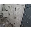 Image 8 : Qty 3 Medart Metal Locker Units: 2 @ 3 Compartment Wide, 1 @ 2 Wide x 5 Units High