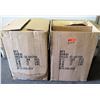 Image 1 : Qty 2 Boxes (200+ pieces) Clear Boxes 8"x6"x1.75"H