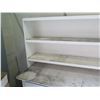 Image 2 : White Cabinet w/ 4 Lower Doors & 3 Tier Hutch Shelf 84"x26"x69"H