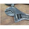 Image 8 : Qty 3 Crescent Wrenches: 18 & 24 Crestoloy, 48 Diamalloy