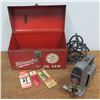 Image 1 : Milwaukee Sawzitt 6250 Corded Heavy Duty Jig Saw w/ Blades in Metal Case