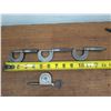 Image 17 : Qty 3 Lufkin Rule Co 1641, Starrett Co & Ed Kerr Micrometers & Starrett Depth Gauge
