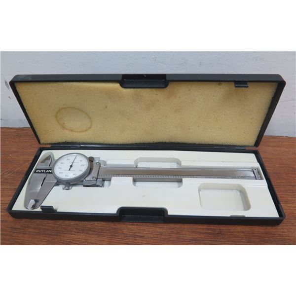 Rutland Shockproof Dial Caliper G114383 in Hard Case