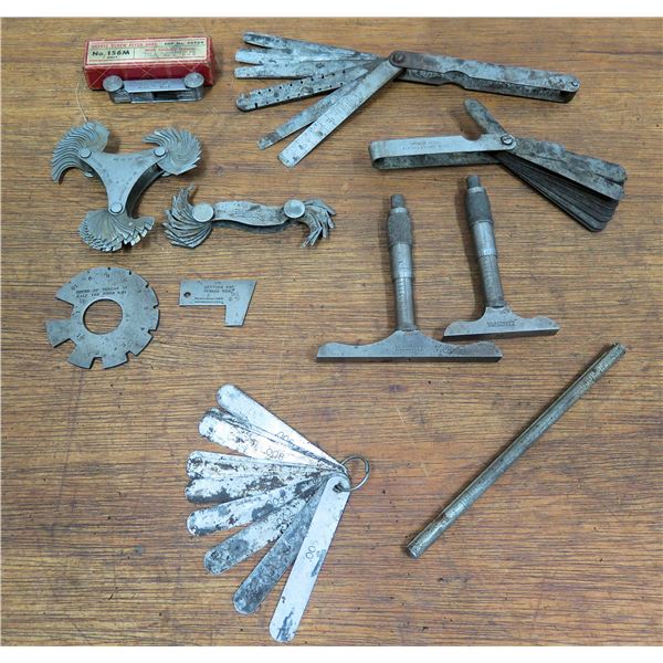 Screw Thread Tool Gauge, Setting Thread Tool, Pitch Gauge, Electro Etched Blades, etc