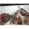 Image 16 : Metal 7-Tier Shelf & Contents: Clippers, Hand Tools, Rods, Measuring Tools, Bits, etc