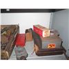 Image 23 : Metal 7-Tier Shelf & Contents: Clippers, Hand Tools, Rods, Measuring Tools, Bits, etc