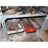 Image 8 : Metal 6-Tier Shelf & Contents: Lights, Fasteners, Hand Tools, Clamps, Hardware, etc
