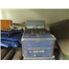 Image 18 : Metal 6-Tier Shelf & Contents: Lights, Hand Tools, Grinding Wheels, Oil Can, Bits, etc