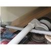 Image 25 : Metal 6-Tier Shelf & Contents: Lights, Hand Tools, Grinding Wheels, Oil Can, Bits, etc