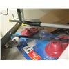Image 26 : Metal 6-Tier Shelf & Contents: Lights, Hand Tools, Grinding Wheels, Oil Can, Bits, etc