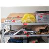 Image 3 : Metal 6-Tier Shelf & Contents: Lights, Hand Tools, Grinding Wheels, Oil Can, Bits, etc