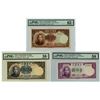 Image 1 : Central Bank of China, 1942 & 1944 Banknote Trio